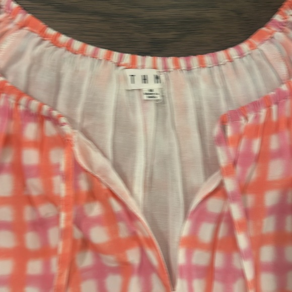 THML Pink/Orange/White Patterned Dress Sz M - Picture 9 of 12